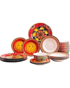 Набор столовой посуды Arya Sole Rosso / 8680943249807