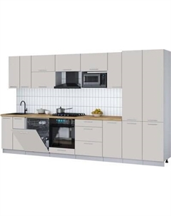 Кухонный гарнитур Интерлиния Мила Gloss 3.6-ПМ2