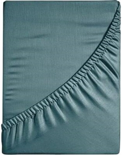Простыня Ночь нежна Темно-бирюзовый На резинке 180x200x20 / 815