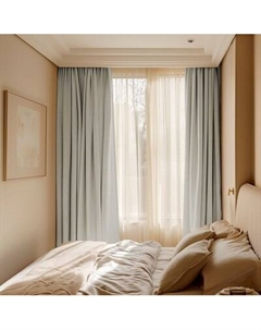 Комплект штор Волшебная ночь Бархатный Блэкаут с подхватами 200х270/930793