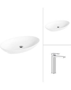 Умывальник со смесителем Lauter 21571 + Cascade 21СК0655C