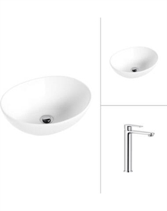 Умывальник со смесителем Lauter 21652 + Moon 21СK81691C