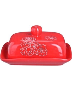 Масленка Loraine Красный Узор 25831