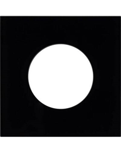 Рамка для выключателей и розеток Arlight FRM-GLARE-GC-1-BK / 043833