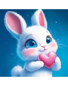 Набор алмазной вышивки Феникс+ Влюбленный зайчик / 70828 Feniks