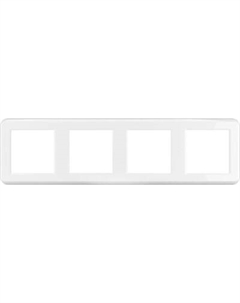 Рамка для выключателей и розеток Arlight FRM-VERSA-PL-4-WH / 045187