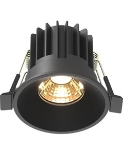 Точечный светильник Maytoni Round DL058-7W2.7K-B