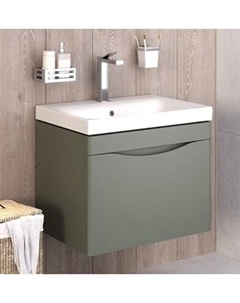 Тумба с умывальником Runo Афина 60 + Moduo 60