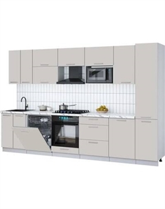Кухонный гарнитур Интерлиния Мила Gloss 3.3-ПМ2