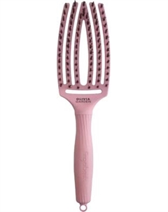 Расческа Olivia Garden Fingerbrush Boar & Nylon 2024 Soft Pink Olivia garden