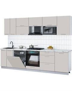 Кухонный гарнитур Интерлиния Мила Gloss 2.9-ПМ2