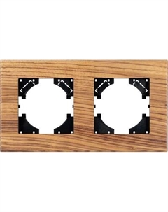 Рамка для выключателей и розеток Arlight FRM-XSILO-WD-2-SNL / 051273