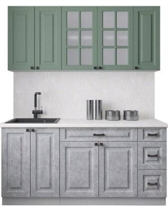 Кухонный гарнитур Интерлиния Мила Деко 1.7А