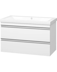 Тумба с умывальником Misty Ингрид 90 / П-Инг-01090-011П2Я+10.150.00900.001