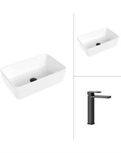 Умывальник со смесителем Lauter 21674A + Cascade 21СК0655BS