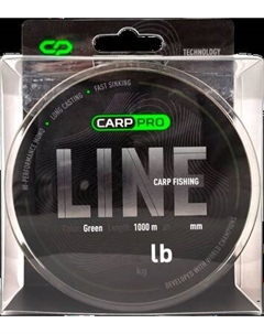 Леска монофильная Carp Pro Green 1000м / CP5210-025 Carp pro
