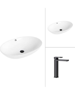 Умывальник со смесителем Lauter 21709 + Cascade 21СК0655BS