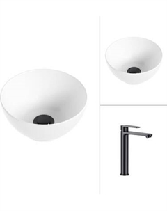 Умывальник со смесителем Lauter 21601E + Moon 21СК8691BS