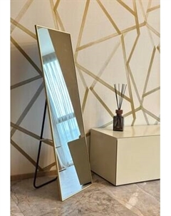 Зеркало Emze Напольное 37x115см в алюминиевой раме / DK.37.115.AUR