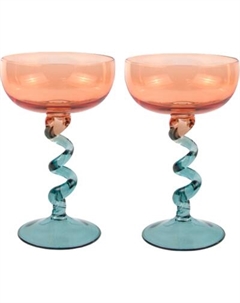 Набор бокалов Mandarin Decor Спираль / DS27G1046-2P Mandarin decor