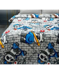 Плед Павлинка Панды 150x200