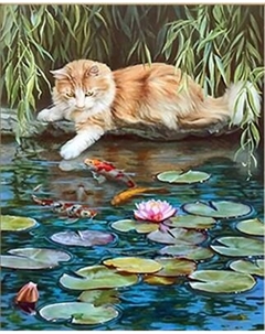 Картина по номерам Молли Ловись рыбка 40x50 / HR0615 Molli