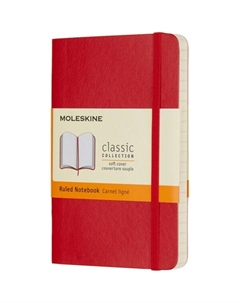 Блокнот Classic Soft Pocket QP611F2 (красный) Moleskine