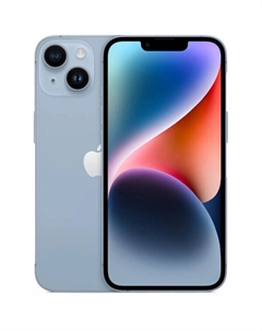 Смартфон Apple iPhone 14 128Gb SIM+eSIM восстановленный Rostock Грейд A (синий)