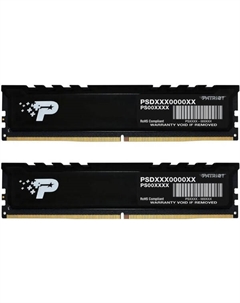Оперативная память Signature Premium Line 2x16ГБ DDR5 5600 МГц PSP532G5600KH1 Patriot