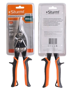 Ножницы по металлу 250 мм., прямой рез 1074-02-01 Sturm!