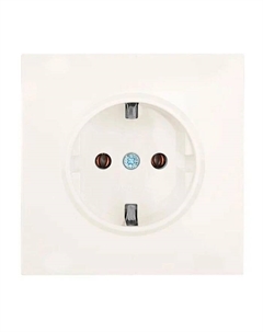 Розетка Zima 1-гнездн с/з б/ш б рамки слон кость 704-9088-122BQC Lezard