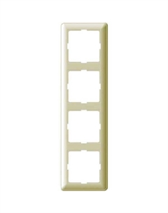 Wessen 59 сл.к. Рамка 4-местн. горизонтал. слоновая кость КД-4-28 Schneider electric