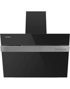 Кухонная вытяжка MAUNFELD Bridge Line 50 черный\вставка сатин Maunfeld