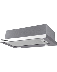 Кухонная вытяжка MAUNFELD VS Slide 60 металлик\белое стекло Maunfeld