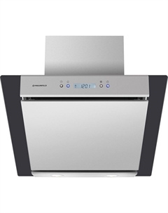 Кухонная вытяжка MAUNFELD Gloria 60 нержавеющая сталь\черное стекло Maunfeld