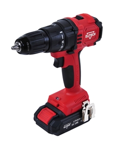 Дрель-шуруповерт акк. ДА 18БЛ2 (18В, 2ск, 2х2,0Ач) Elitech