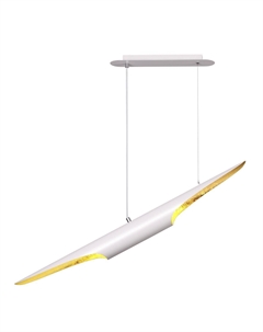 Светильник подвесной WHITNEY 3816/50WG (2*12Вт, GU10, LED) белый/золотой Odeon light