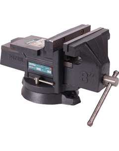 Тиски слесарные поворотные 8 " 200 мм, с наковальней THT6186 Total