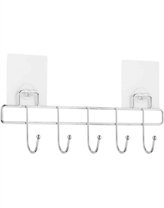 Планка с 5 крючками KLE-LT005 8х32х5 см Fora