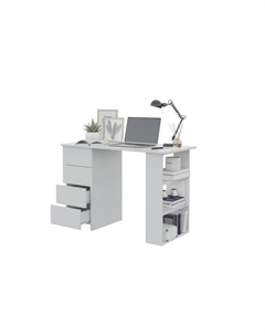 Письменный стол Asti 3 (белый) Горизонт мебель