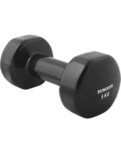 Гантель Fitness IR92005 (5кг, черный) Sundays