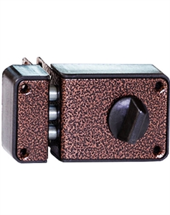 Замок накладной ЗН1-1АК медный  антик No brand