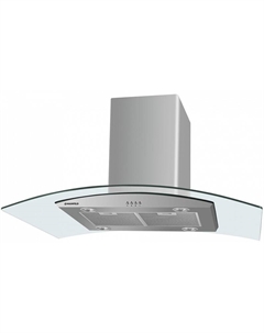 Кухонная вытяжка MAUNFELD Ancona PlusA Isla 90 нержавеющая сталь\прозрачное стекло Maunfeld