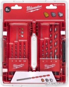 Набор сверл 4932471192 (8 шт) Milwaukee