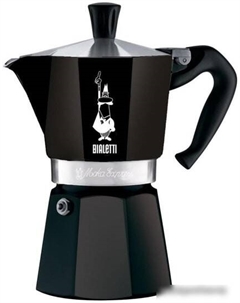 Гейзерная кофеварка Moka Express (6 порций, черный) Bialetti