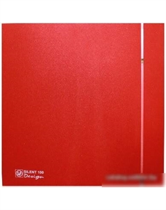 Вытяжной вентилятор Silent-100 CZ Red Design - 4C [5210611800] Soler&palau