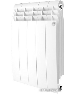 Биметаллический радиатор BiLiner 500 Bianco Traffico (6 секций) Royal thermo