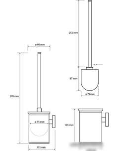 Ершик для унитаза Neo 102313079 Bemeta