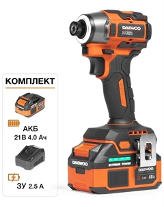 Винтоверт DAX 3521Li SET (с 1-им АКБ, кейс) Daewoo power