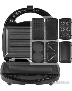 Многофункциональная сэндвичница RMB-M607 Red solution